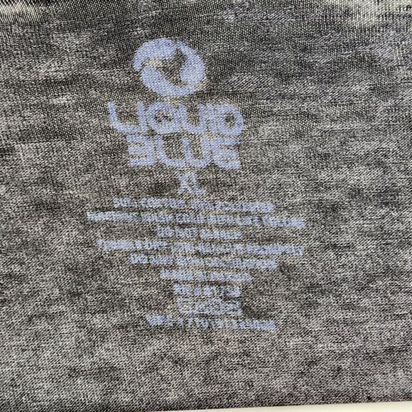 Liquid Blue Pink Floyd Dark Side of Moon Tee Size XL Marled Gray Lightweight - Picture 4 of 7